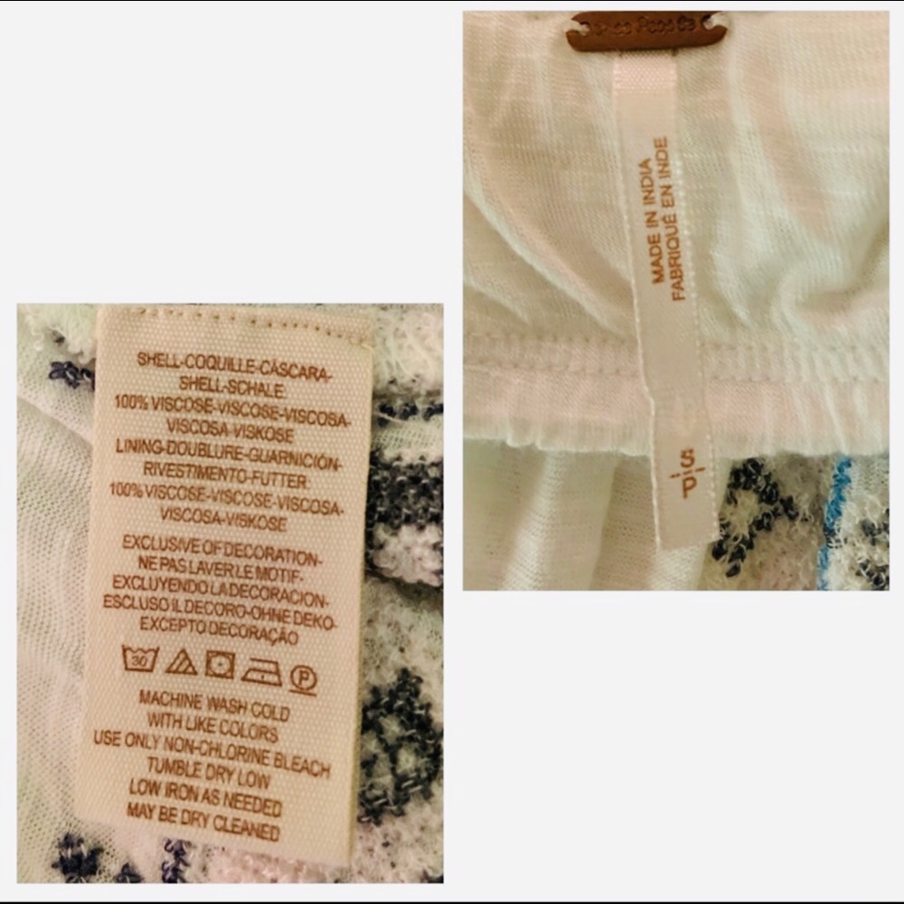 NWOT Free people Boho Tube Top - Picture 13 of 13